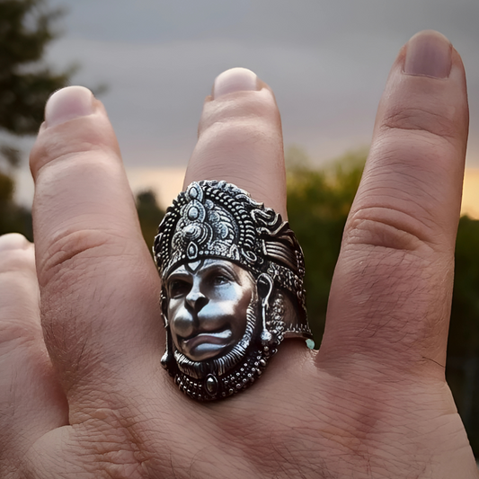 Hanuman Ring Sterling Silver