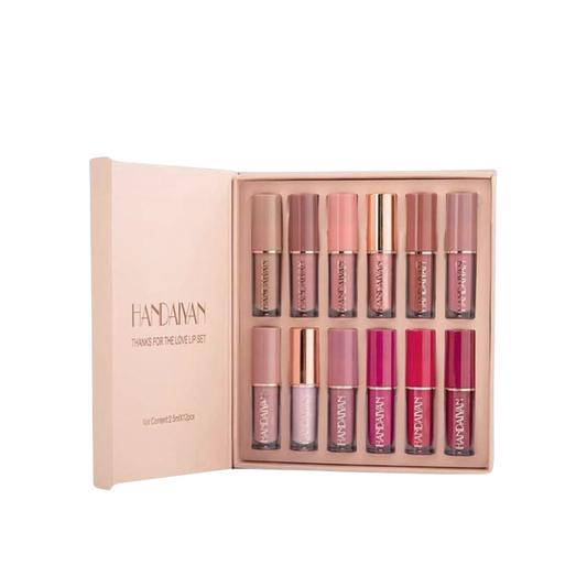 Velvet Matte Liquid Lipstick Set 12Pcs