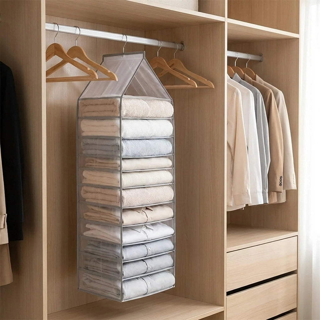 Foldable Hanging Closet Organizer