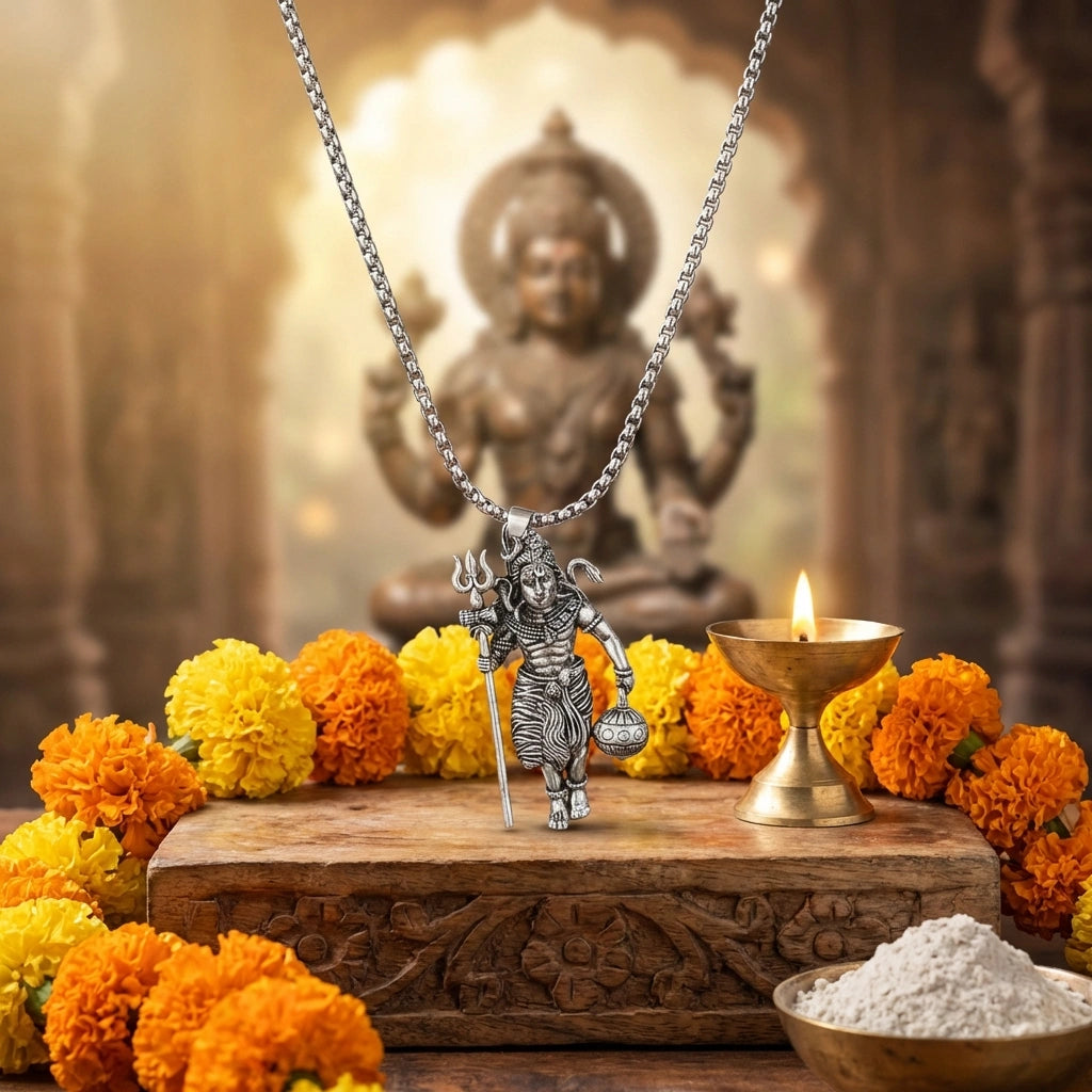 Divine Shiva Locket With Chain