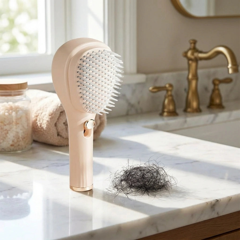 Scalp Massage Comb – Retractable Bristles