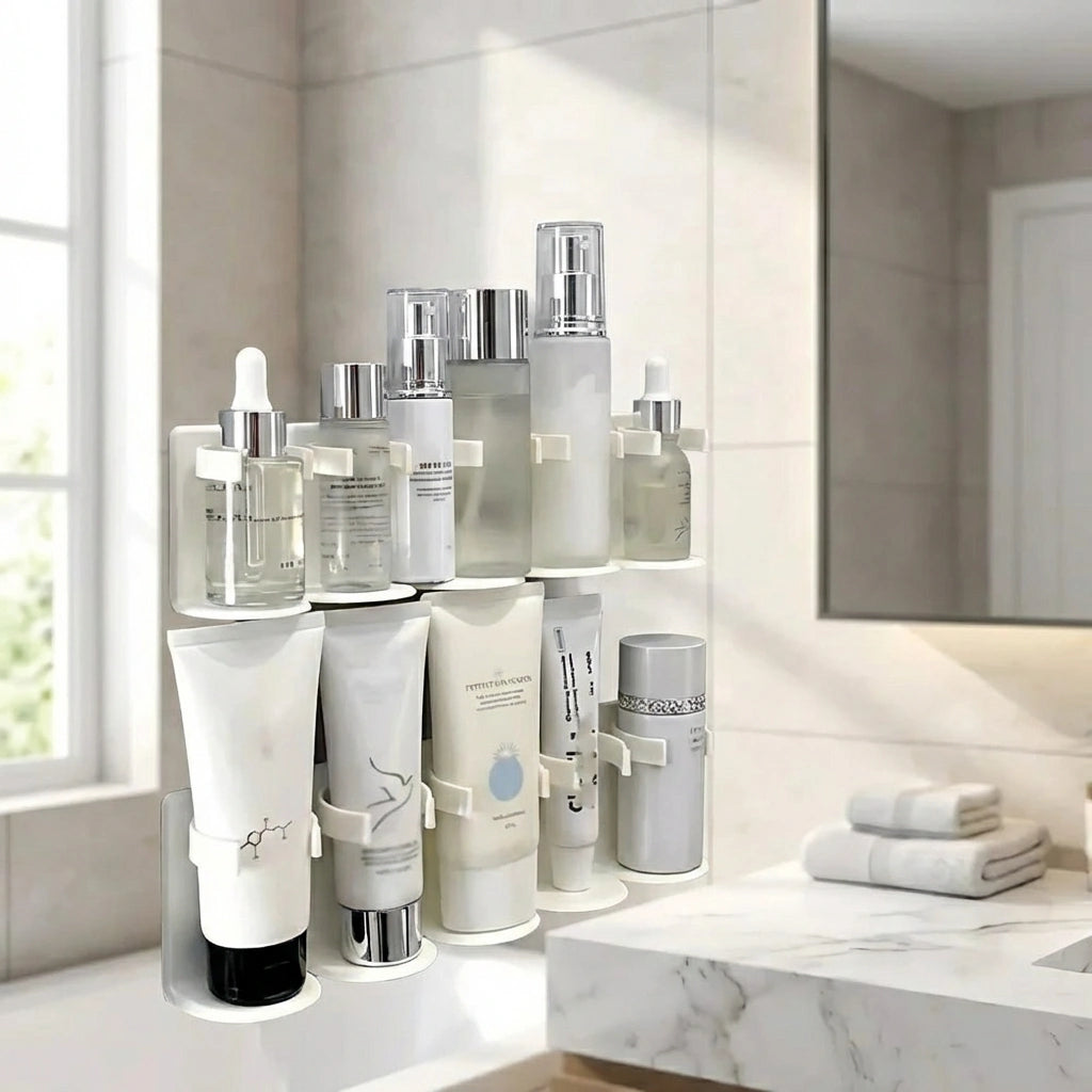 5 Grid Plastic Cosmetic Organiser