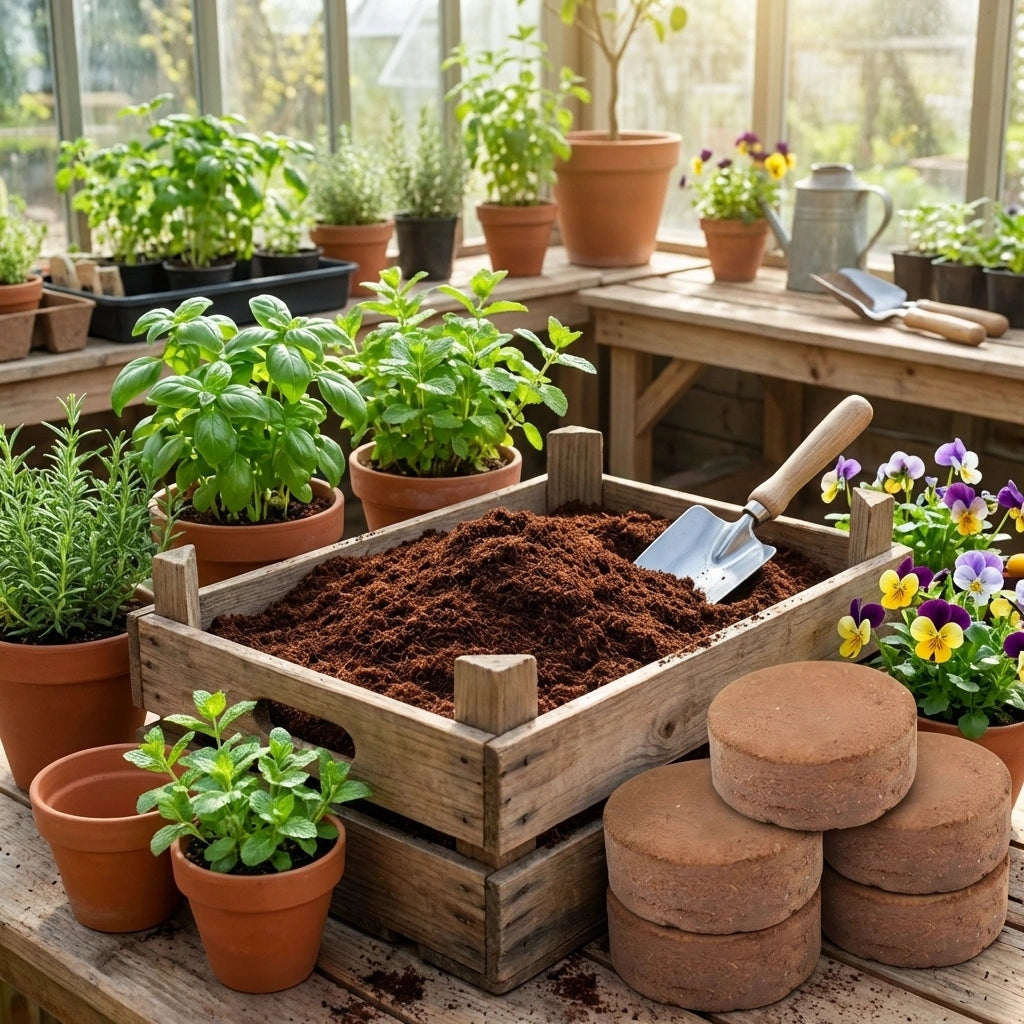 Organic Coconut Coir Bricks