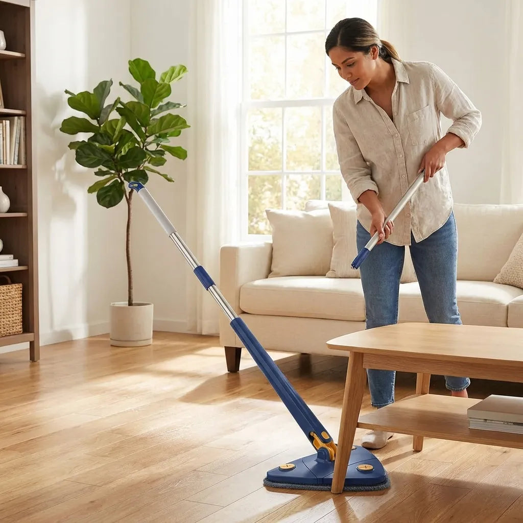 Best 2 in 1 extendable triangle mop - mops | 2026 | fast shipping