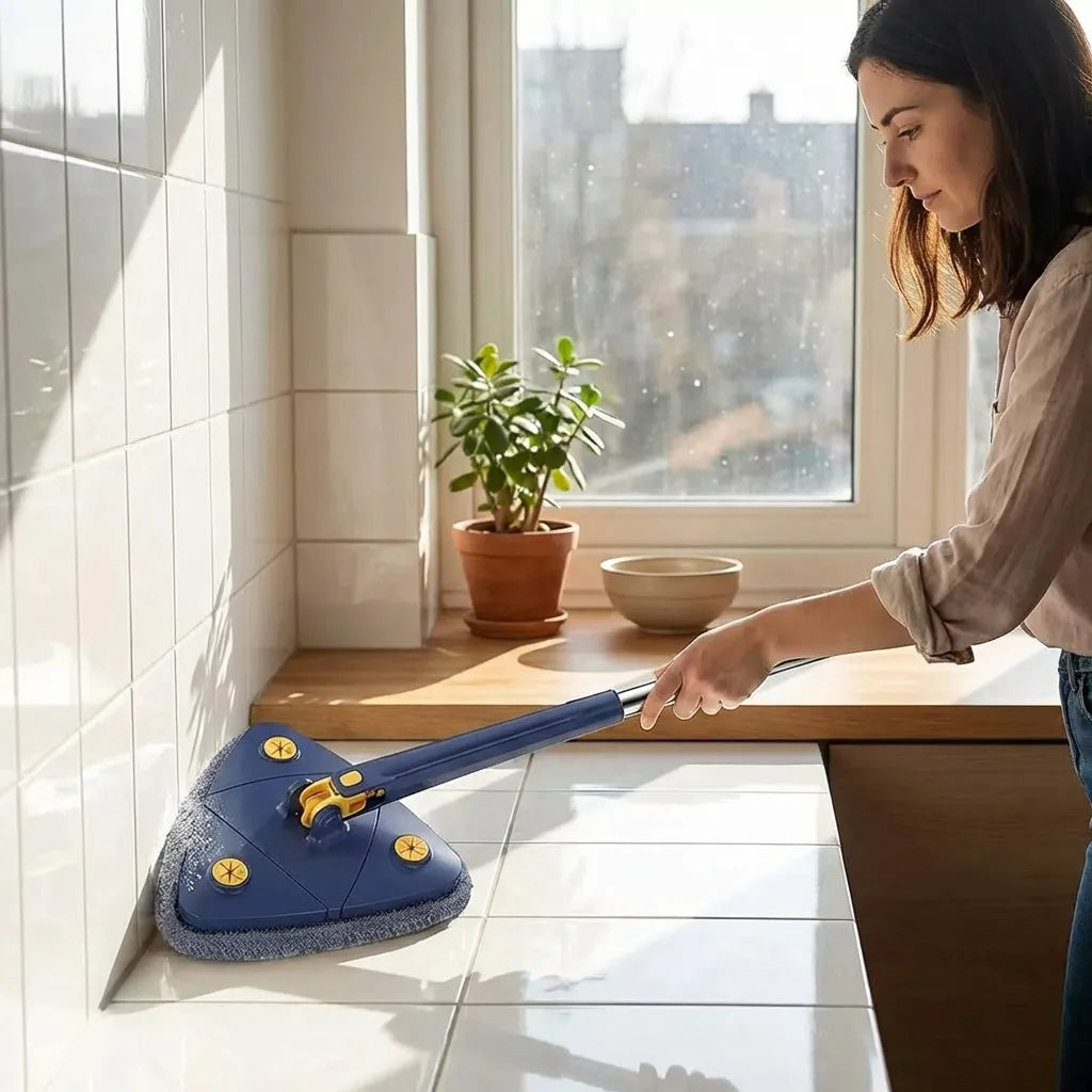 Best 2 in 1 extendable triangle mop - mops | 2026 | fast shipping