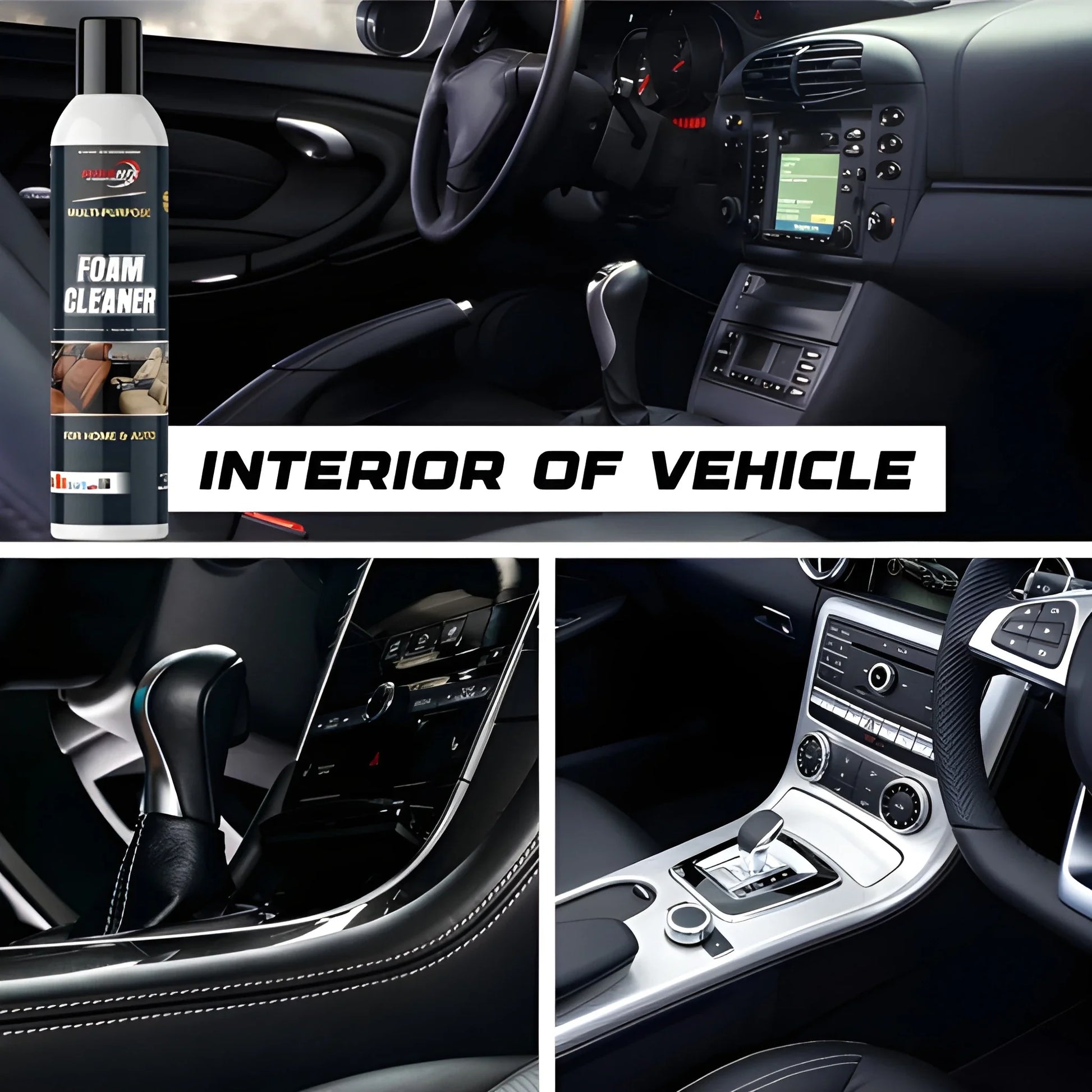 2 in 1 Foaming Car Cleaner