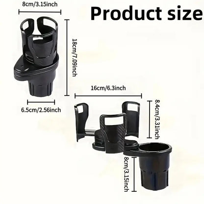 2 in 1 Multifunctional Car Drink Cup Holder Organizer car accessories