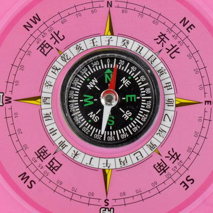 2-in-1 Navigation Direction North-south Compass With Clock (1 Pc) - Home Improvement