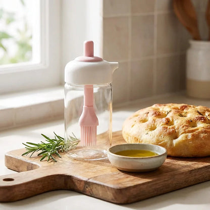 Best 2-in-1 oil dispenser bottle with silicone brush - dispensers | 2026 | fast shipping