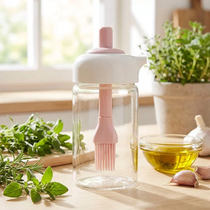 Best 2-in-1 oil dispenser bottle with silicone brush - dispensers | 2026 | fast shipping
