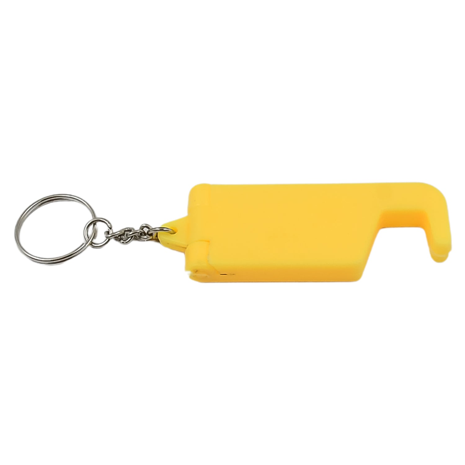 2 In 1 Plastic Keychain With Mobile Stand Phone Holder (1 Pc Multicolor) - Home Improvement