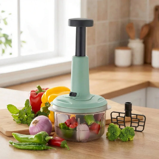 Best 2-in-1 push food chopper 800ml - kitchen slicers | 2026 | fast shipping