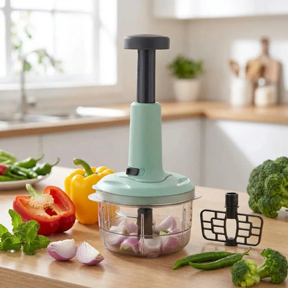 Best 2-in-1 push food chopper 800ml - kitchen slicers | 2026 | fast shipping