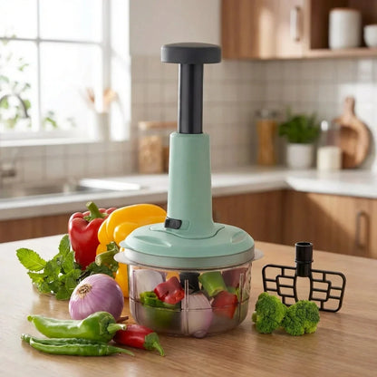 Best 2-in-1 push food chopper 800ml - kitchen slicers | 2026 | fast shipping