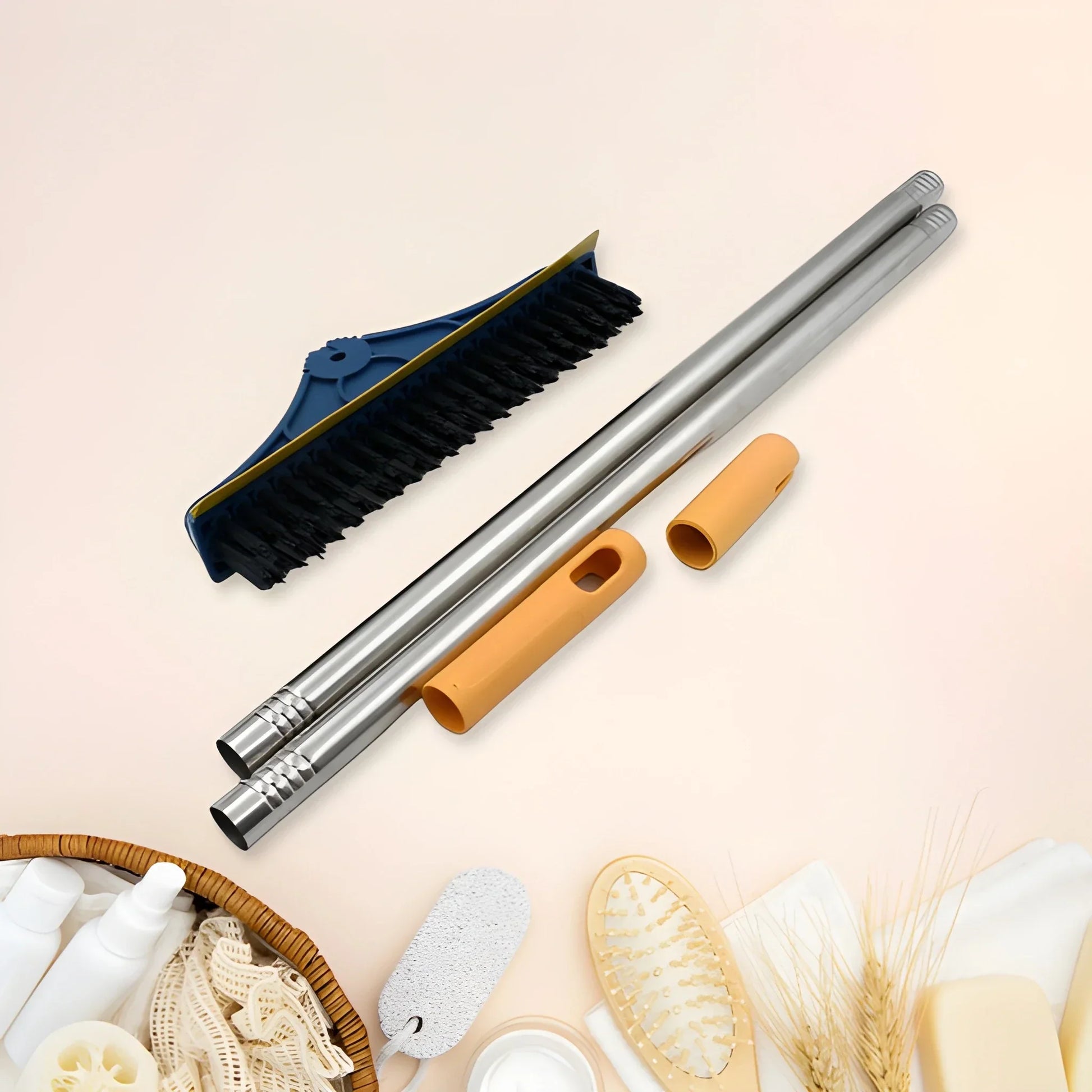 Best 2-in-1 rotating floor brush - household cleaning supplies | 2025 | fast shipping