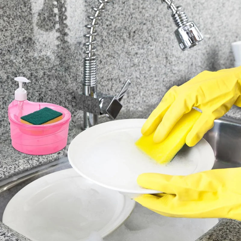 2-in-1 Soap Dispenser - Home & Kitchen