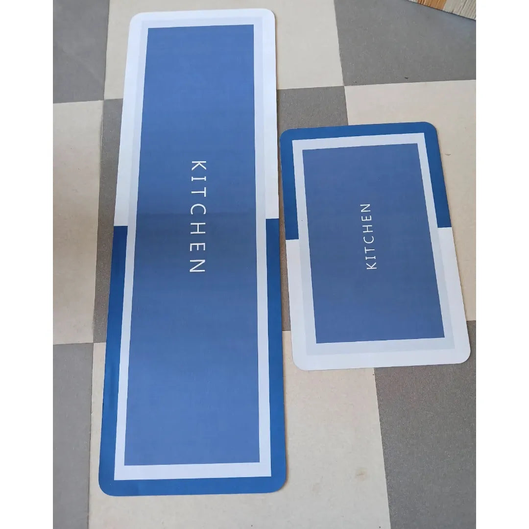 2 Pcs Kitchen Mat