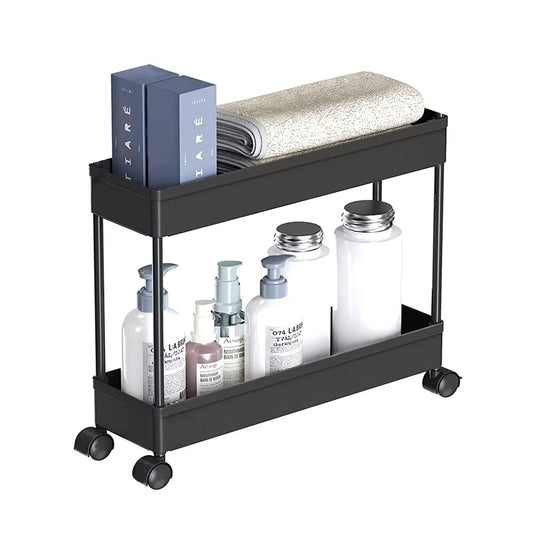 2 Tier Multipurpose Plastic Storage Organizer Home Accessories
