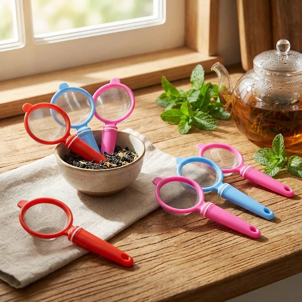 12-Pack Plastic Strainer Set