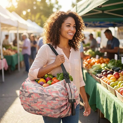 Zip-Top Foldable Tote
