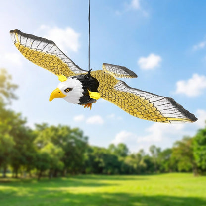 Realistic Flying Eagle Bird Toy with Spread Wings