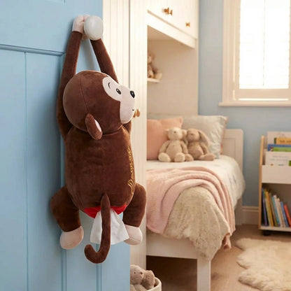 Monkey Plush Tissue Holder