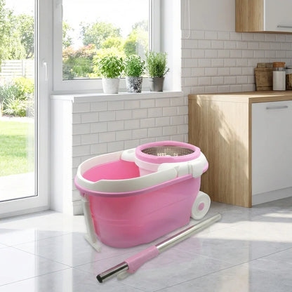 Steel Spin Mop Set