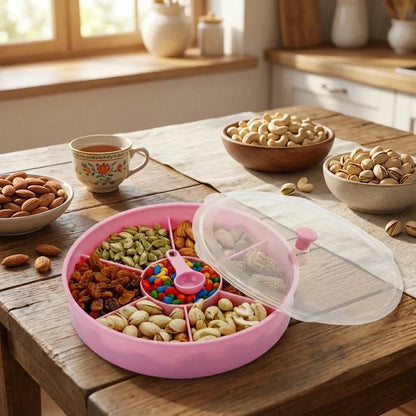 Best 2061 multipurpose dry-fruit and masala box with single spoon. - 2026 | fast shipping