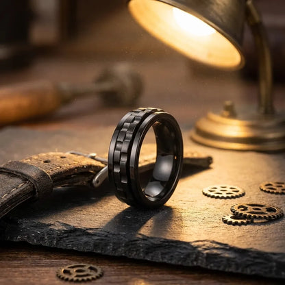 Stainless Steel Ring For Men (Pack of 2)
