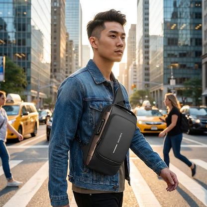 Unisex Crossbody Sling Bag for Accessory Kit