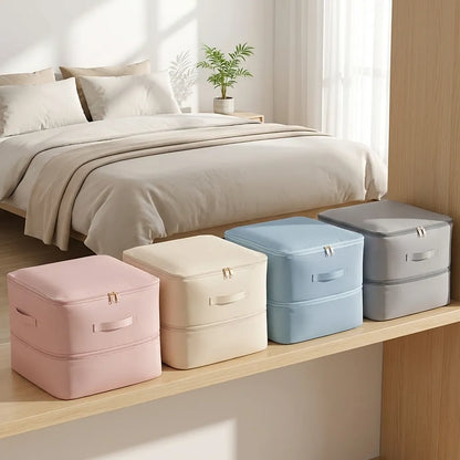 Storage Space Saving Self Compression Organizer