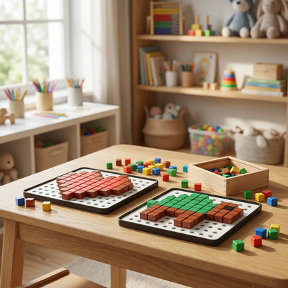 Educational Pixel Cubes Toy