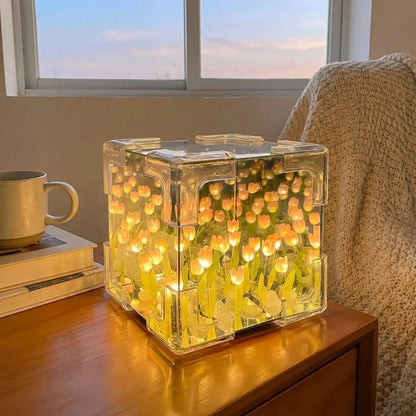 Tulip Mirror Night Lamp