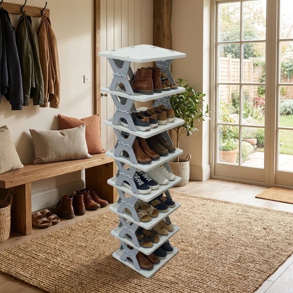 Smart Foldable Shoe Rack Organizer