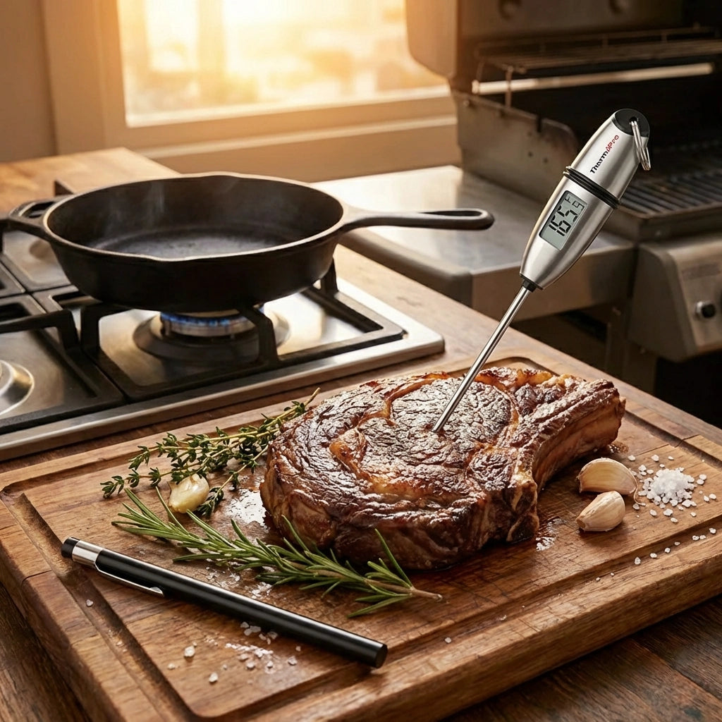 Stainless Probe Kitchen Food Meat Thermometers