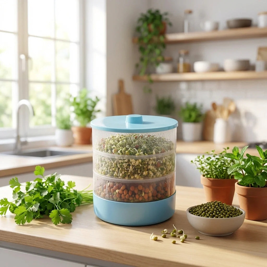 Easy-Clean Home Sprout Maker