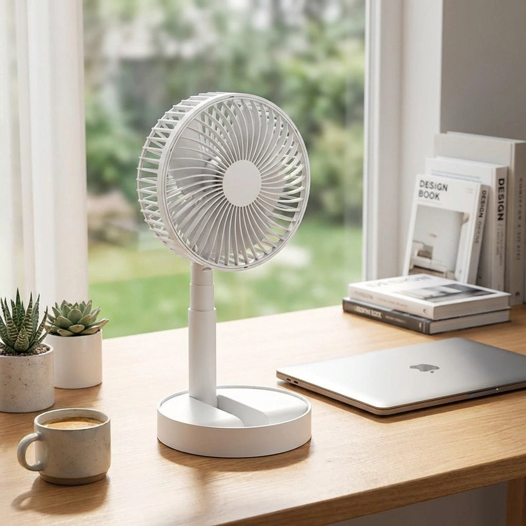 Powerful Rechargeable High Speed Table Desk Fan