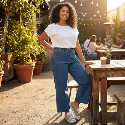 Stretchy Flared Jeans