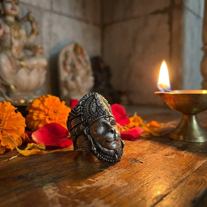 Lord Hanuman Silver Ring