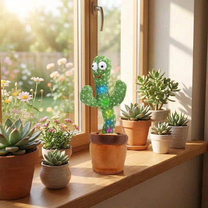 LED Musical Dancing & Mimicry Baby Cactus Toy