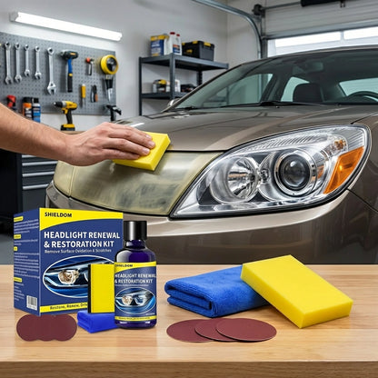 Headlight Renewal and Restoration Kit 200 ml Pack of 2