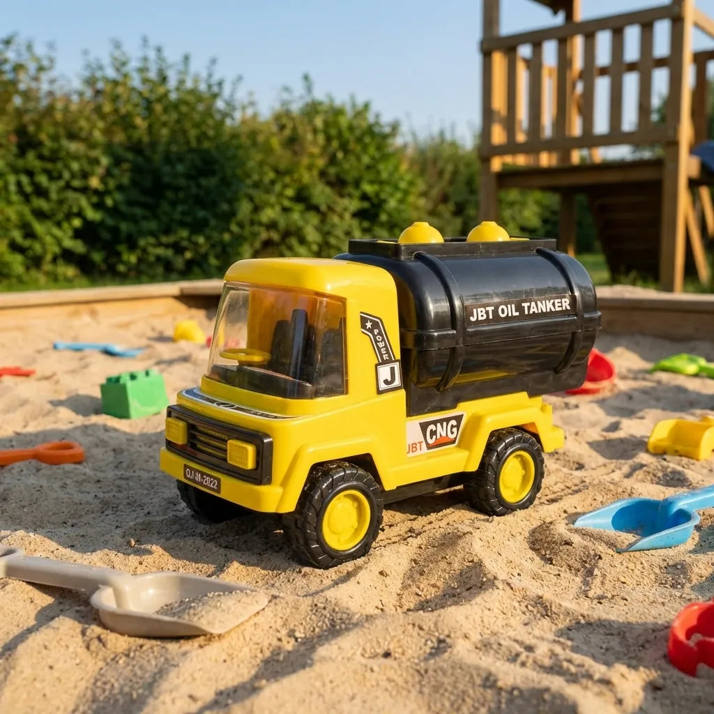 Friction Powered Oil Tanker Toy