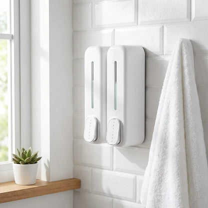 Press Wall-Mounted Dispenser Soap Manual (Pack of 2)