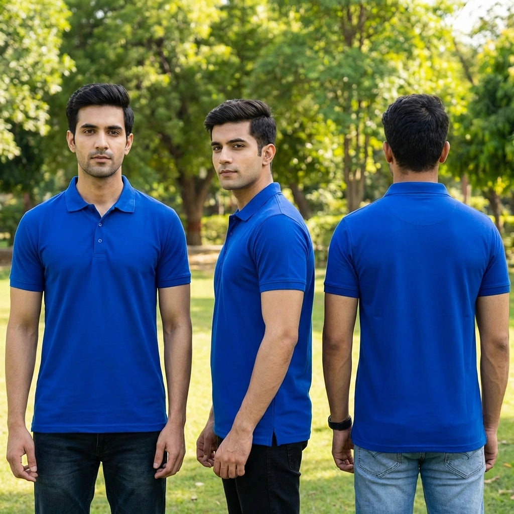 Men’s Royal Blue Polo Tee