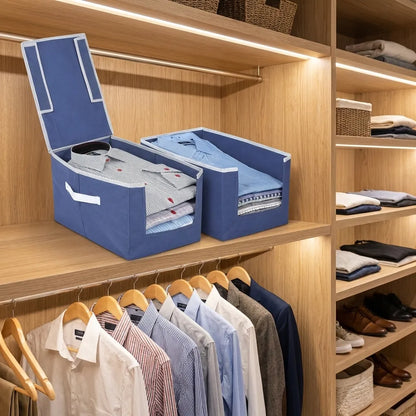 Closet Organizer-Foldable Shirts and Clothing Organizer Stackers