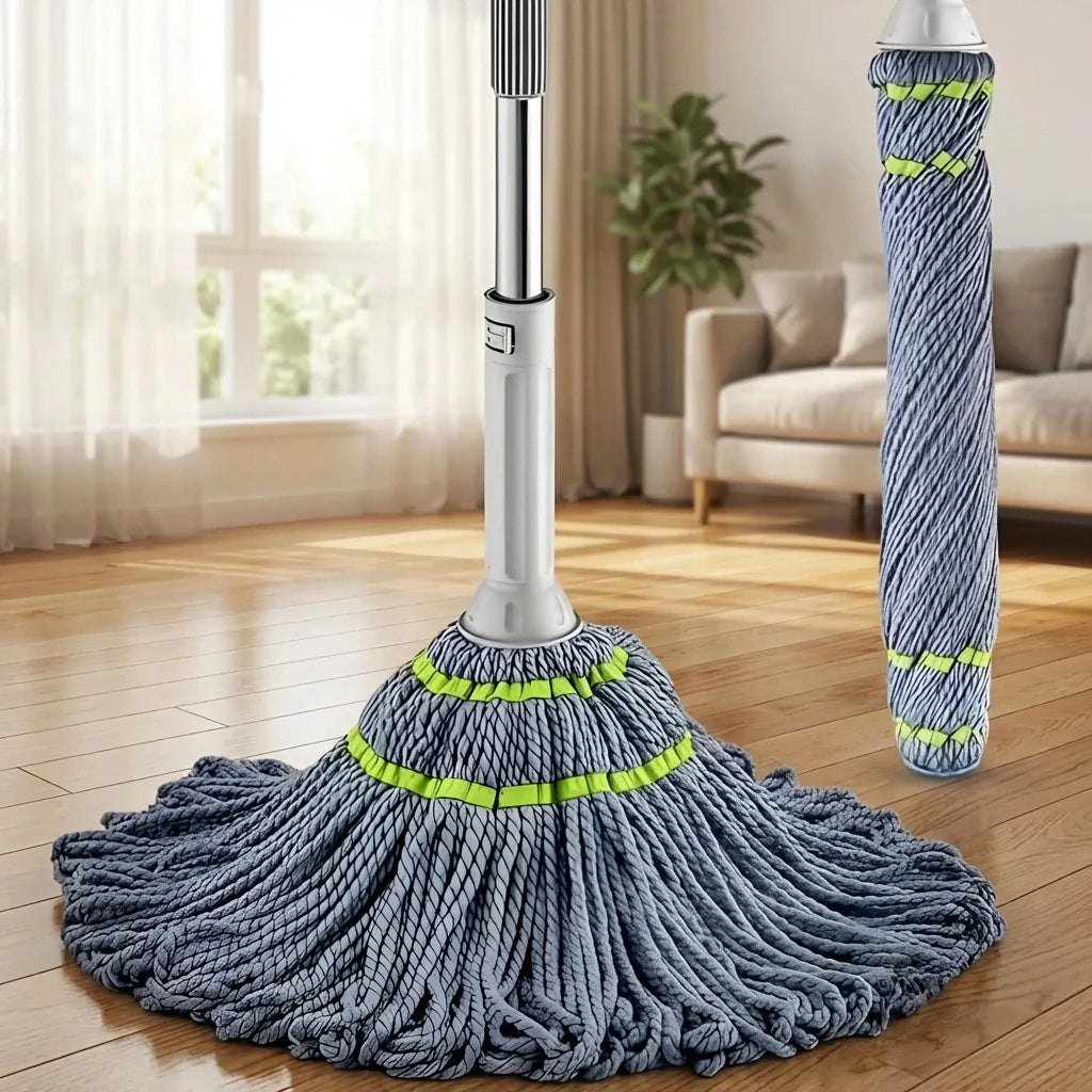 Squeeze Twist Mop Self Wringing Mop Stainless Steel Handle