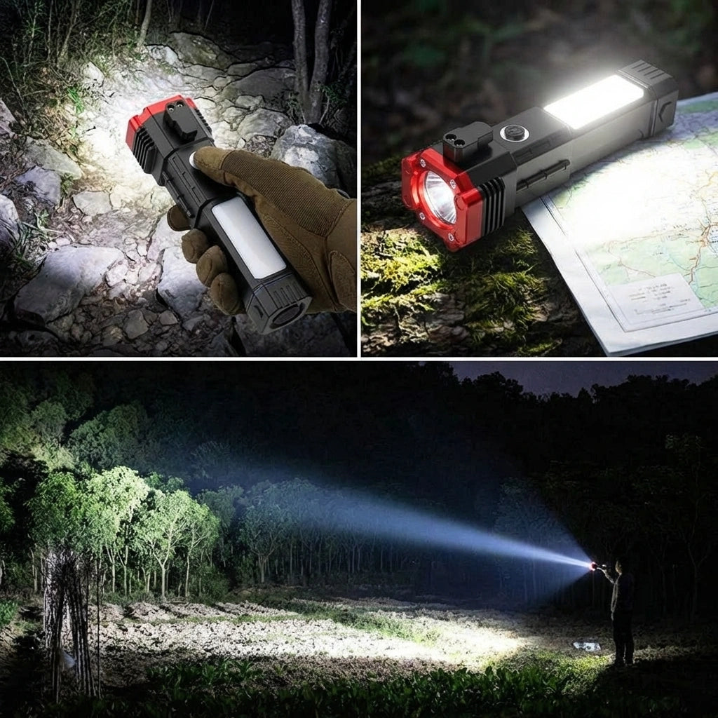 Multifunctional Work Portable LED Flashlight