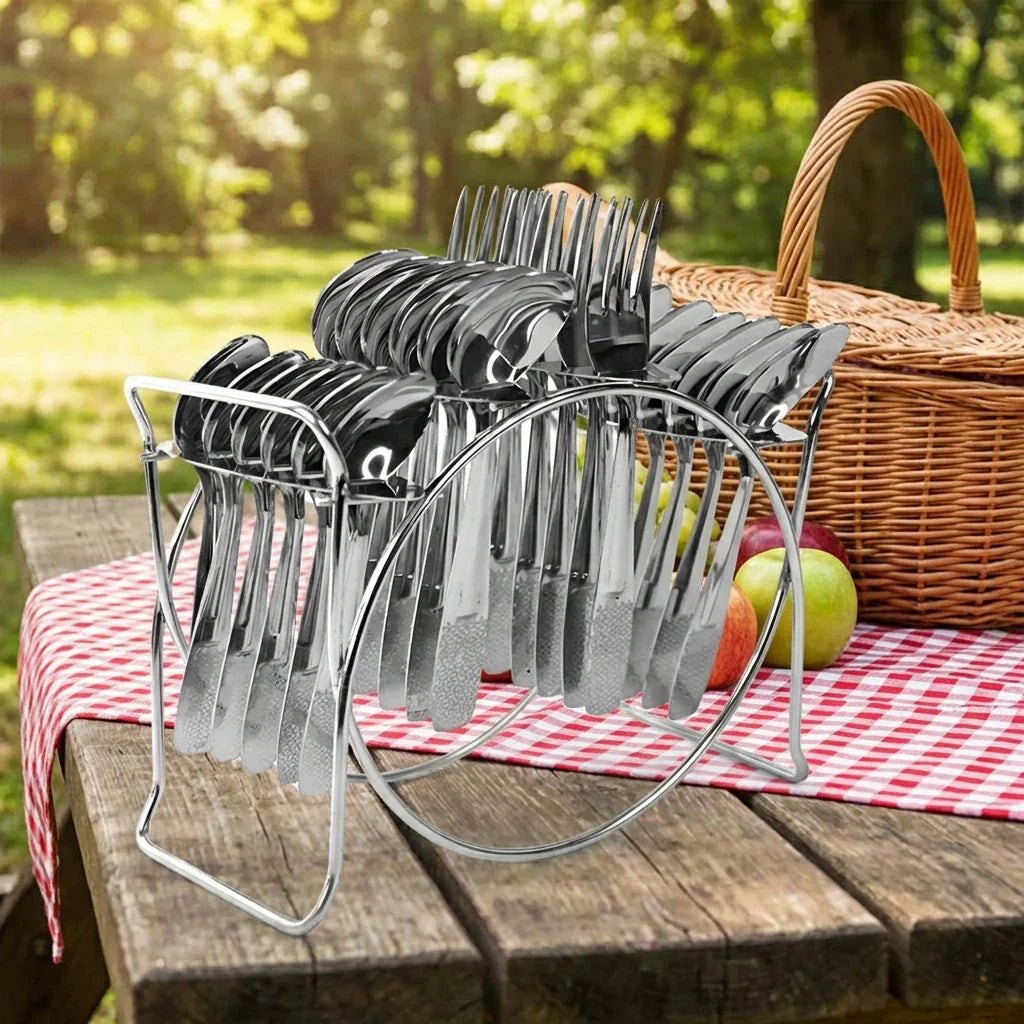 Best 24 pc stainless steel cutlery set - flatware sets | 2026 | fast shipping