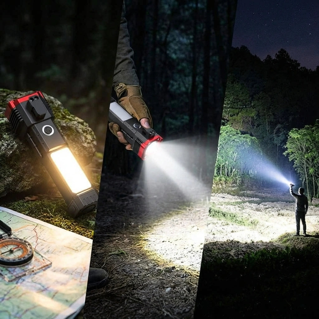 Multifunctional Work Portable LED Flashlight