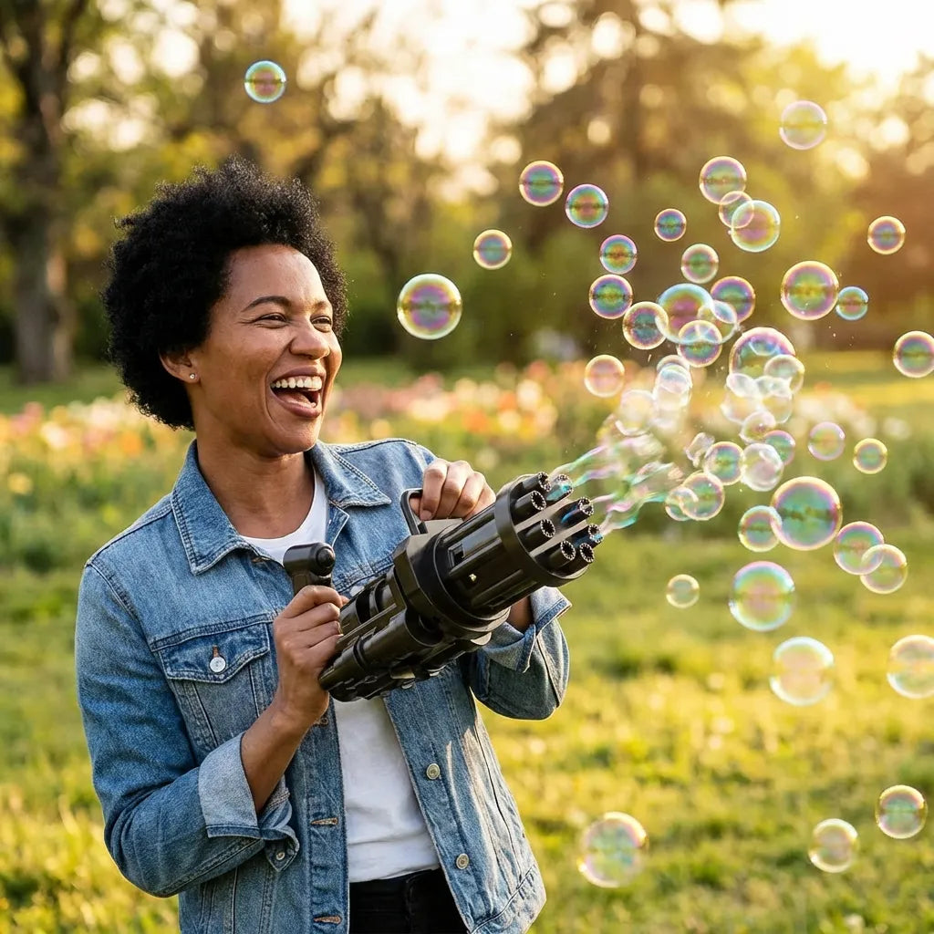 Bubble Gun Blower Maker